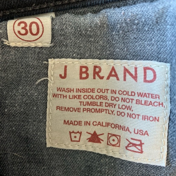 J Brand Jeans. Black. Size 30 - Picture 3 of 4